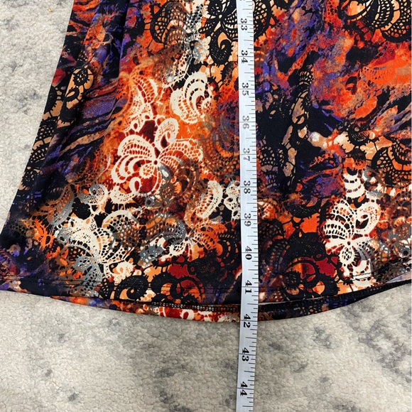 Maxi Faux Wrap Dress with Side Tie Hippie Indie Boho Hippster Plus Size 1X - Picture 13 of 15